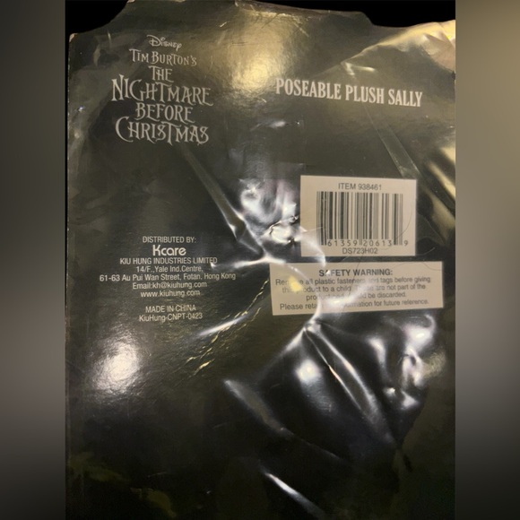 NEW DISNEY BUNDLE JACK & SALLY THE NIGHTMARE BEFORE CHRISTMAS POSEABLE 24” PLUSH - Picture 10 of 10